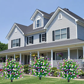 THKFUL 15.8 inch diameter topiary for planters and garden corners.