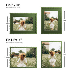 THKRLOF frame with mat removed displaying 11x14 image