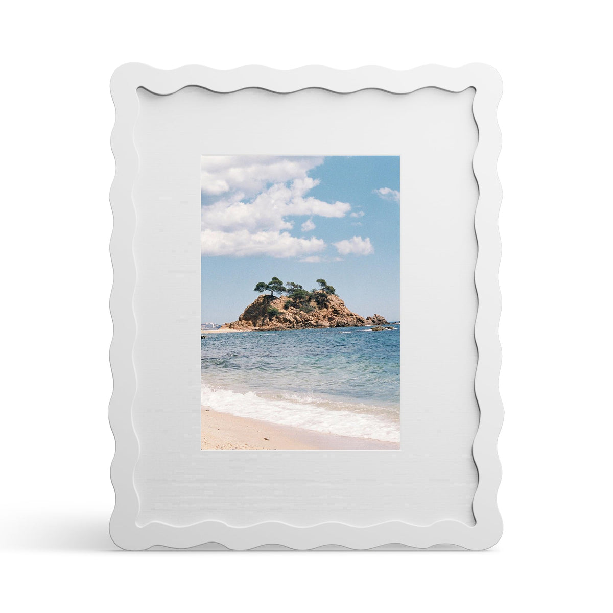 THKRLOF 8x10 frame with mat for 5x7 photos, clear display