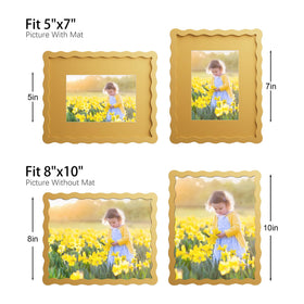 THKRLOF frame back with rotating snaps for easy photo swaps