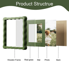 THKRLOF premium MDF wood with real glass for clear viewing.