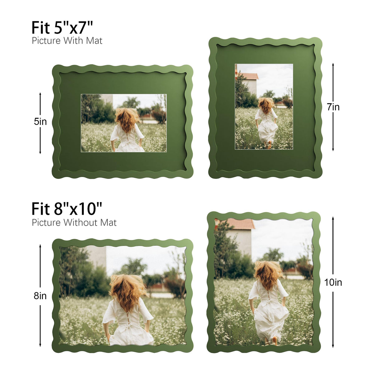 THKRLOF real glass panel for clear photo viewing.