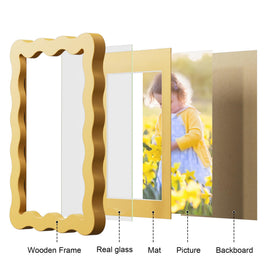 THKRLOF frame shown for vertical and horizontal wall and tabletop display