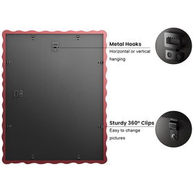 THKRLOF wall-hanging frame supports horizontal or vertical orientation