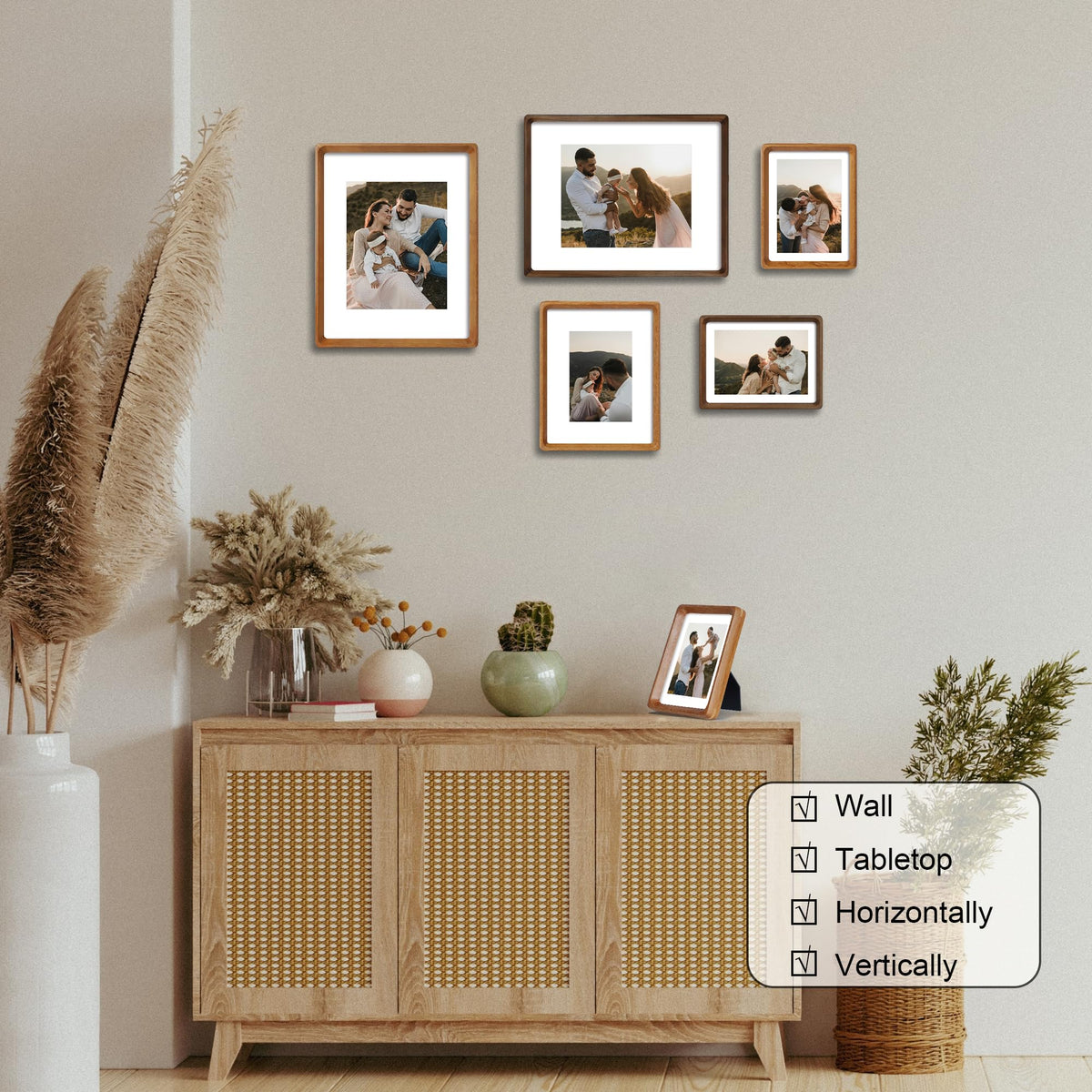 THKRLOF frame arrives securely packaged with corner protectors for protection.