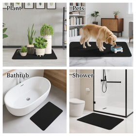 THMINS diatomaceous earth mat blends style and function