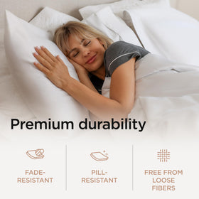 Threadmill pillowcases highlight soft, breathable comfort for restful nights.