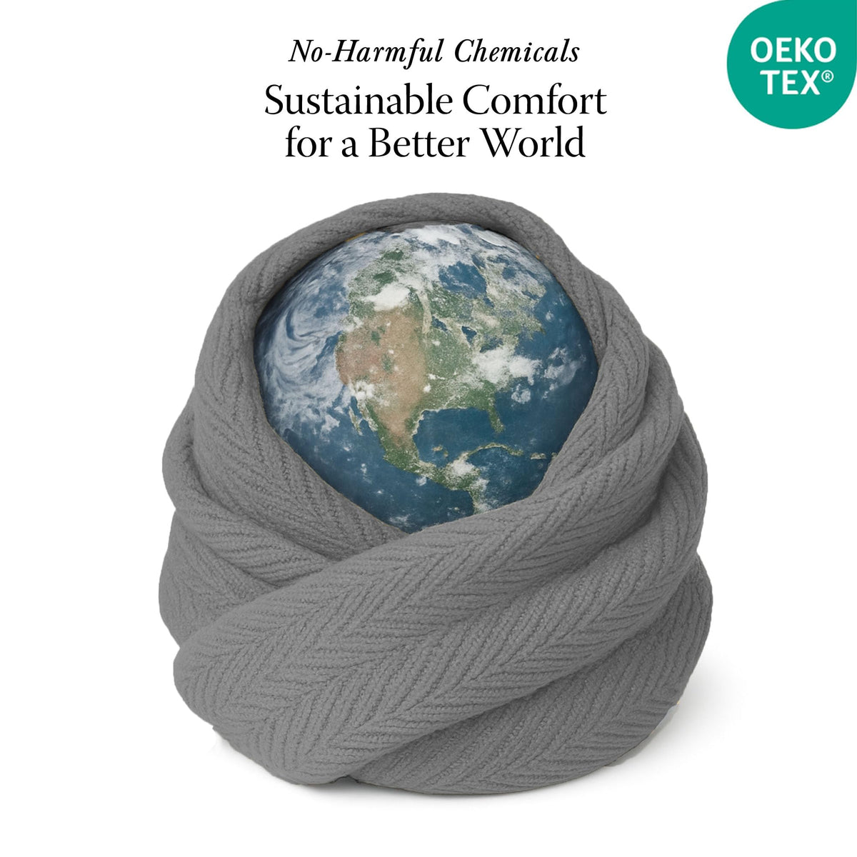 Threadmill soft-thermal blanket ideal for lounging and reading.