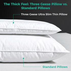 Three Geese 100% cotton cover close-up highlighting soft breathable fabric