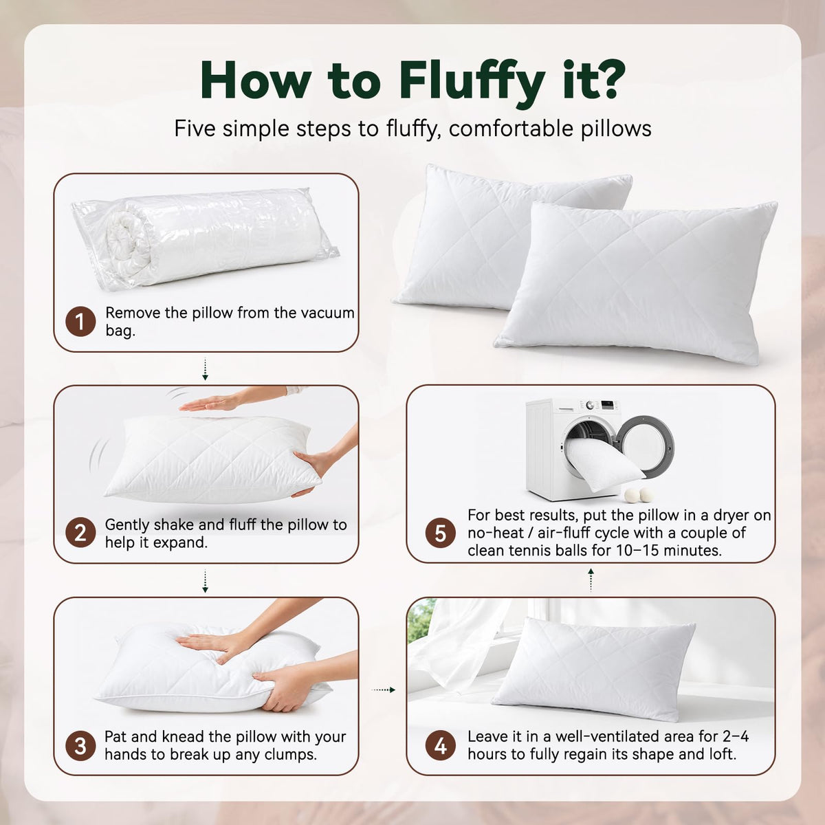 Three Geese pillow in a calm bedroom setup enhances sleep ambiance.