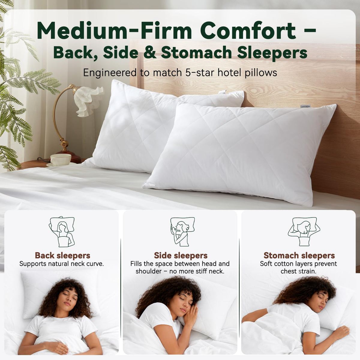 Three Geese pillow with self-piping edge for a durable, tailored finish.
