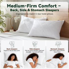 Three Geese pillow with self-piping edge for a durable, tailored finish.