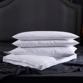 Three Geese zippered pillowcase keeps inserts secure and easy to care for