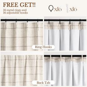 Three Girls blackout double-layer curtains block light and reduce noise for better sleep