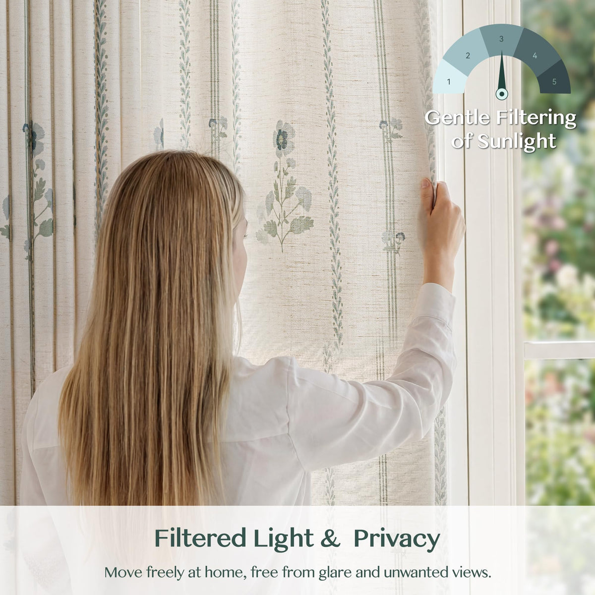 Ready-to-hang two-panel set from Three Girls with simple installation components