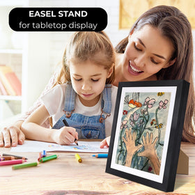 Three Orchids easel backs support tabletop or wall display
