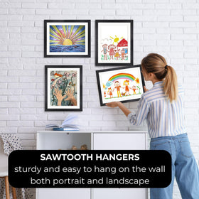 Three Orchids magnetic frame opens like a book for fast swaps
