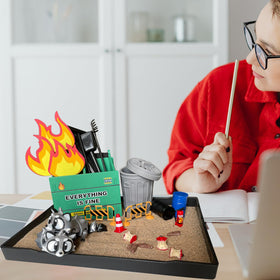 Threeheng complete disaster set on a desk inspires creative reset sessions.