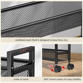 ThreeHio black metal finish emphasizes durable design for everyday use