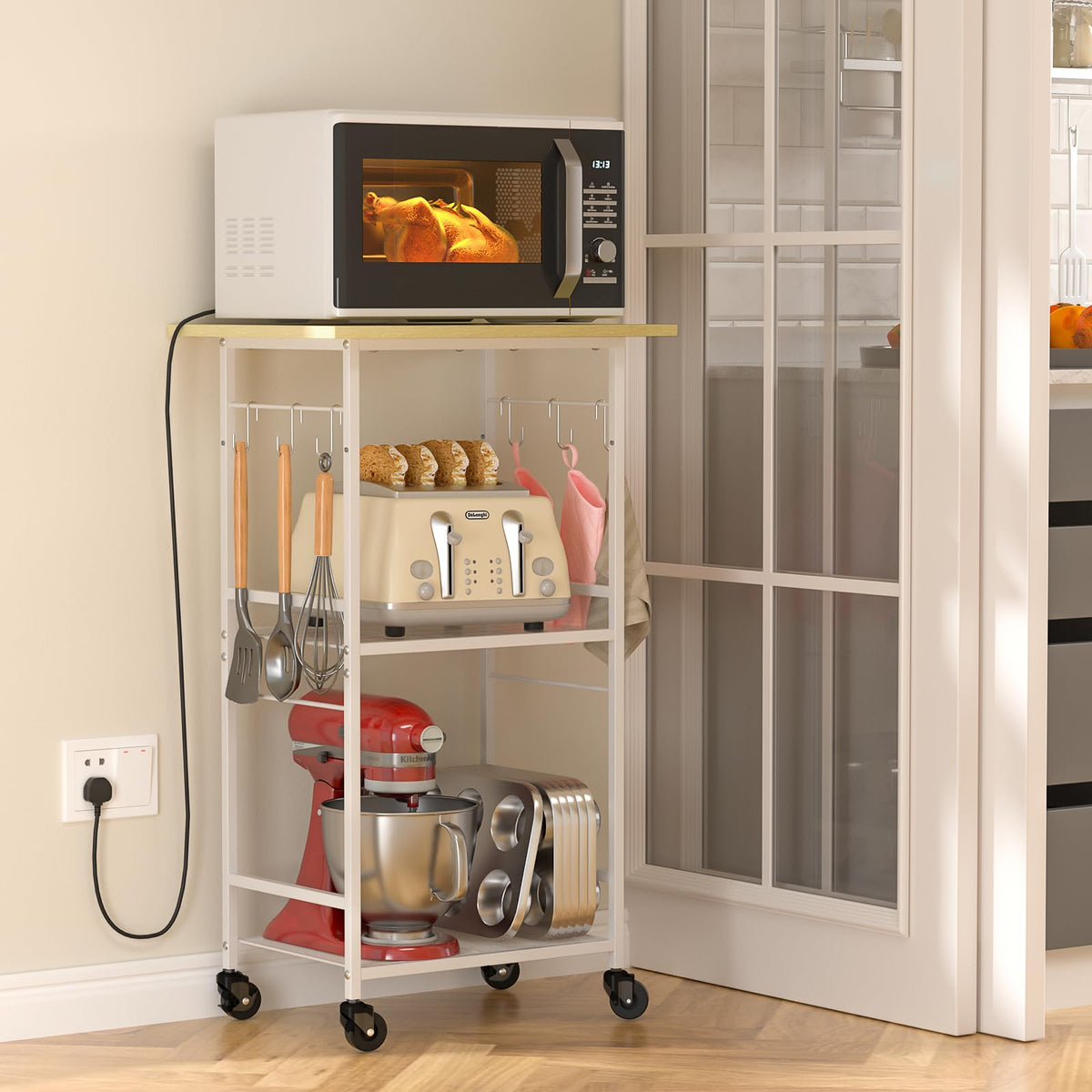 ThreeHio kitchen storage coffee-station use, ideal for a ready-to-serve beverage area.