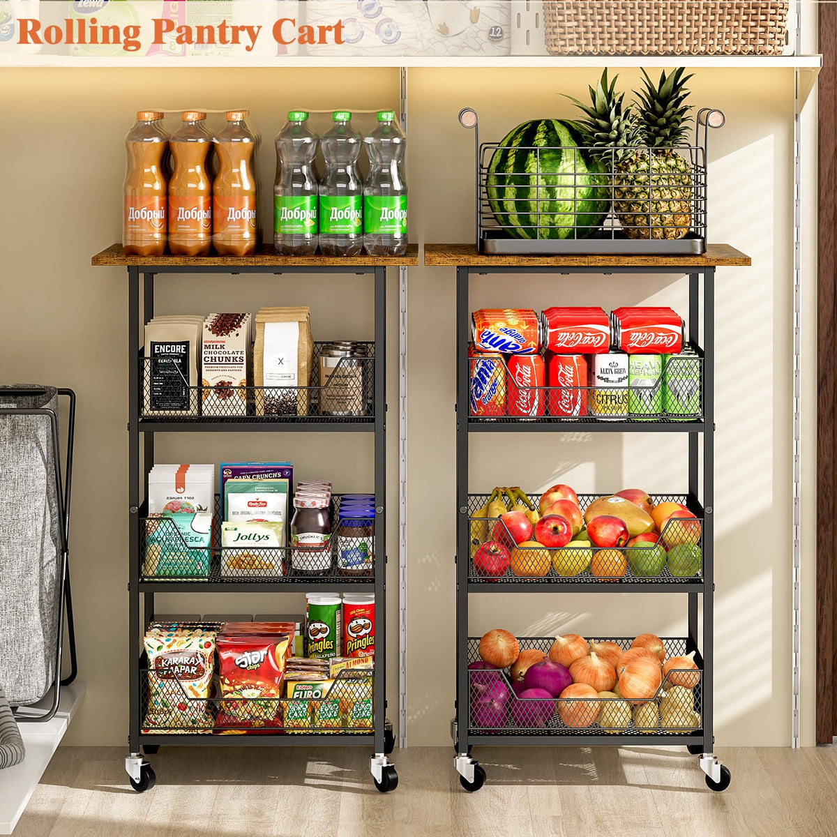 ThreeHio cart includes easy-to-follow assembly for a sturdy setup