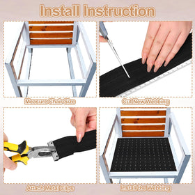 Threehoney easy installation steps simplify DIY chair repair at home