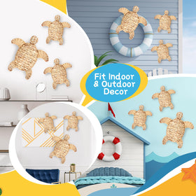 Threehoney sea turtle wall decor 3d-detail showcases lifelike texture for visual interest.