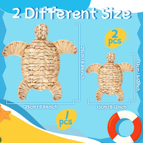 Threehoney sea turtle wall decor small-1 adds delicate nautical charm on a shelf.