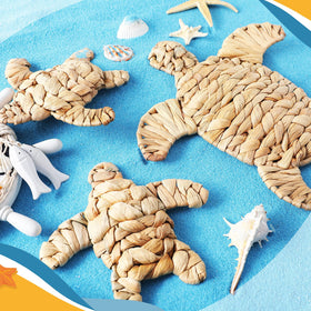 Threehoney sea turtle wall decor small-2 fits tight spaces for subtle seaside flair.