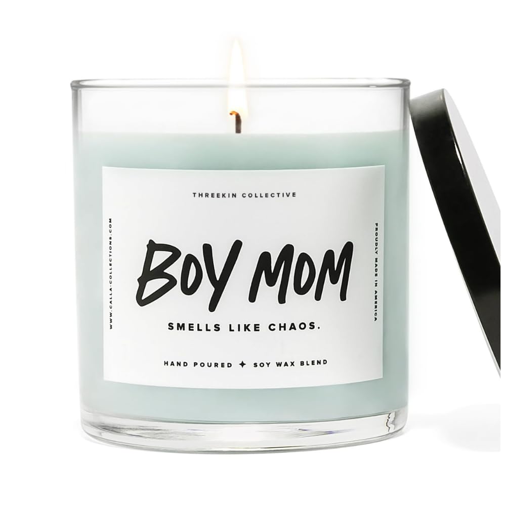 ThreeKin Collective candle front view in a modern jar fits any room.