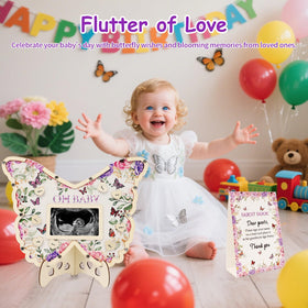 Threelf complete butterfly baby shower decorations set ready for quick setup