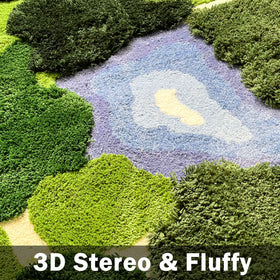 THRILRUG soft absorbent moss mat soaks drips quickly, protecting floors.