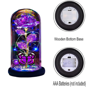 Thrjia mothers-day-rose gift glows warmly for a memorable present.