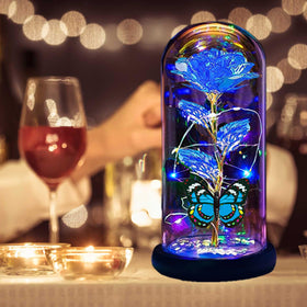Thrjia warm ambience rose dome brightens any living space.