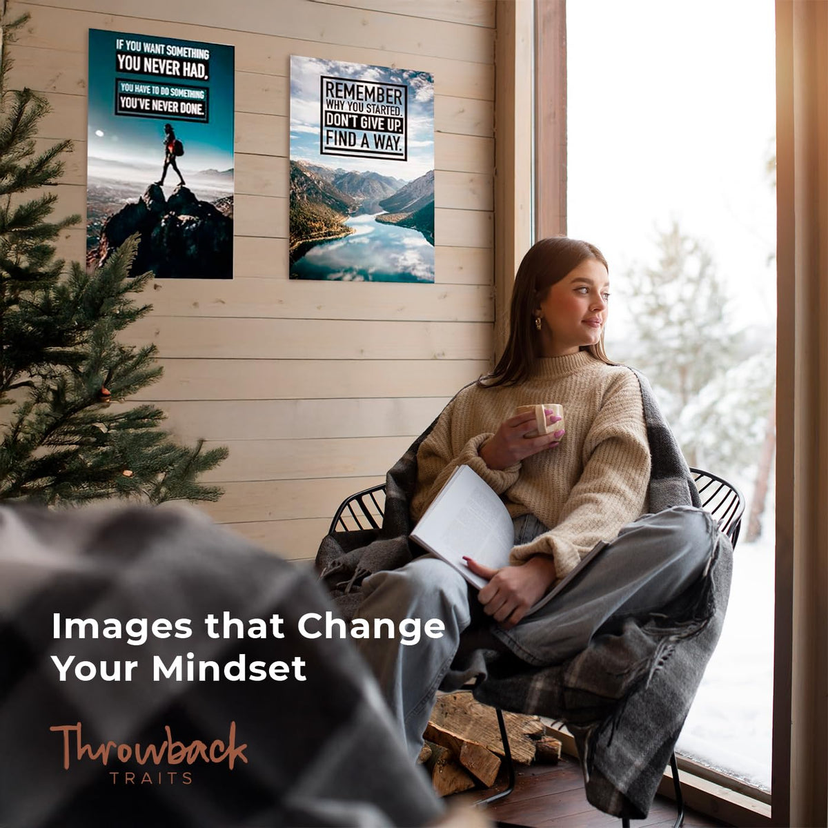 Throwback Traits bedroom decor posters inspire calm daily routines