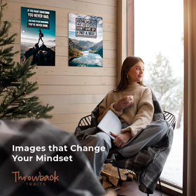 Throwback Traits bedroom decor posters inspire calm daily routines