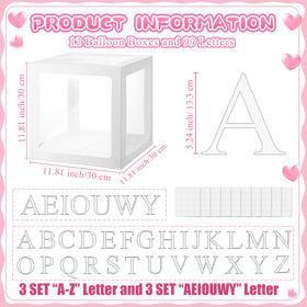 Thyle 99-letter sheets customize messages for gender reveals