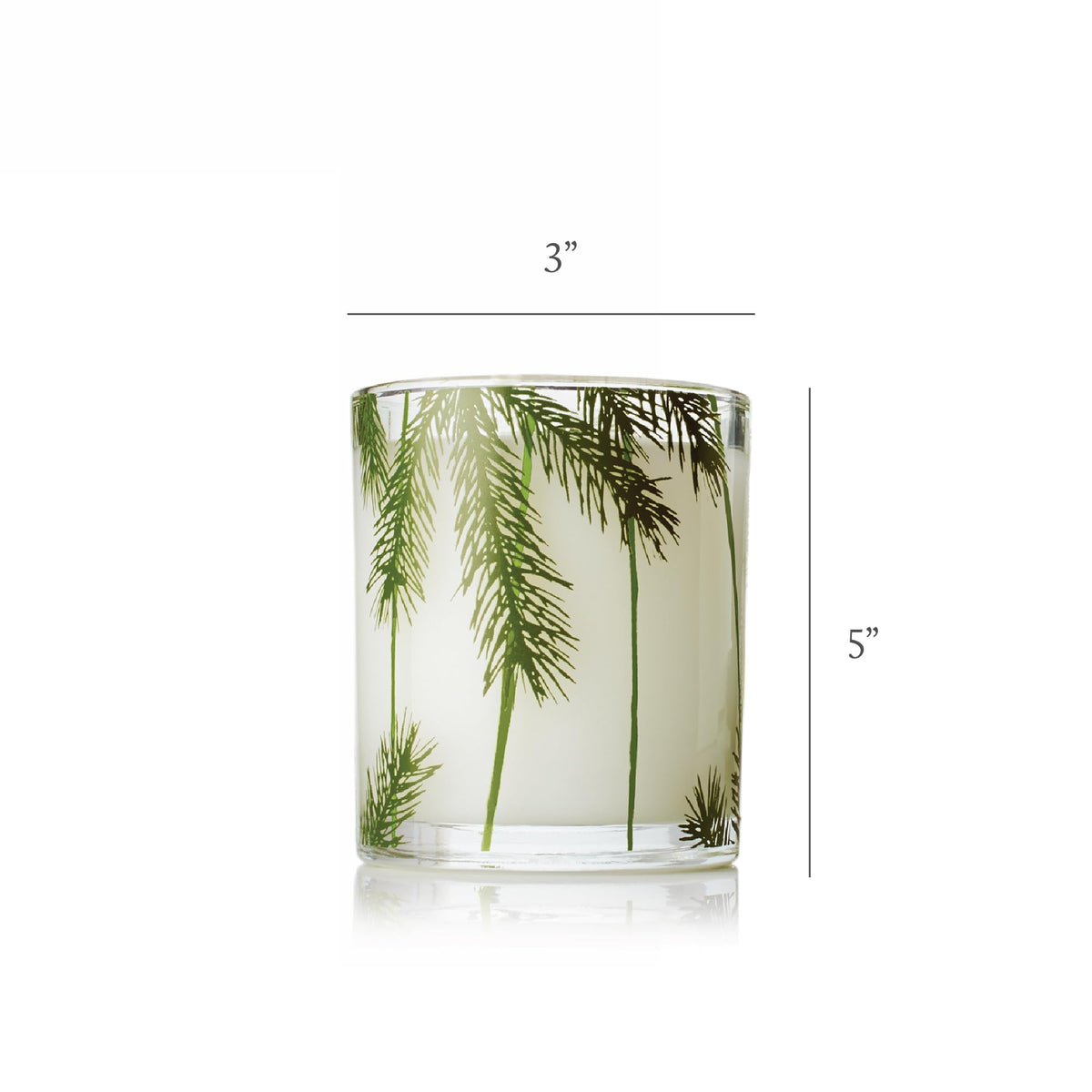 Thymes Frasier Fir wax quality supports even fragrance diffusion.