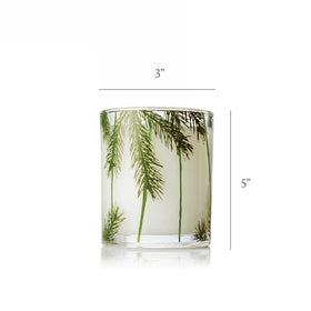 Thymes Frasier Fir wax quality supports even fragrance diffusion.