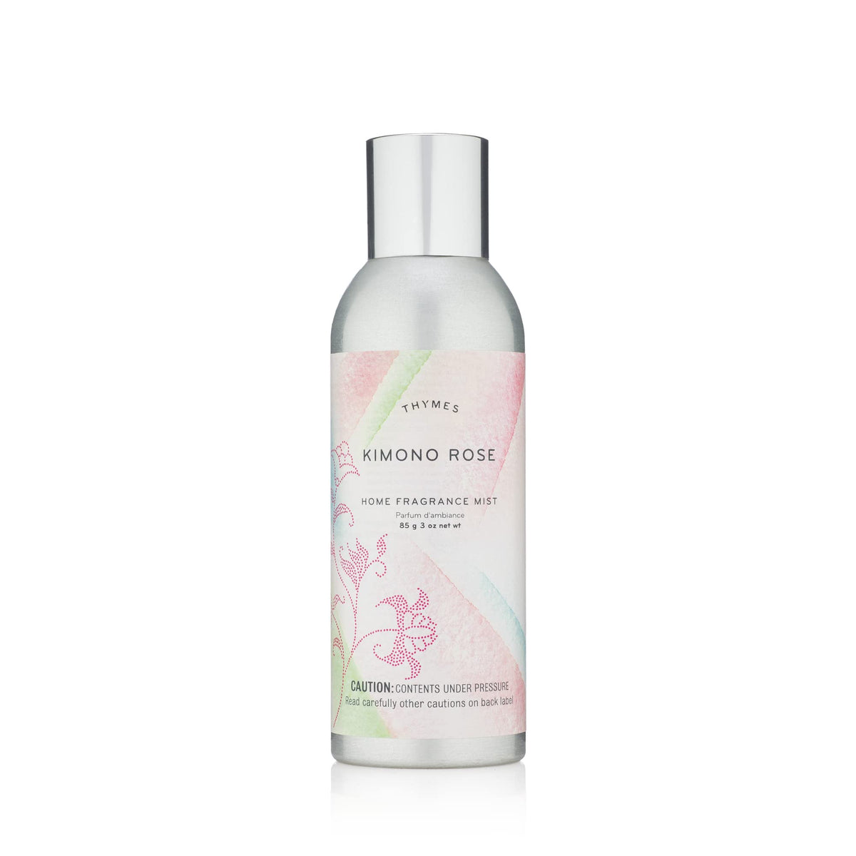 Thymes Kimono Rose bottle pour adding refined room fragrance for daily freshness.
