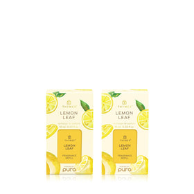Thymes Pura Lemon Leaf refill pack for long-lasting scent refresh.