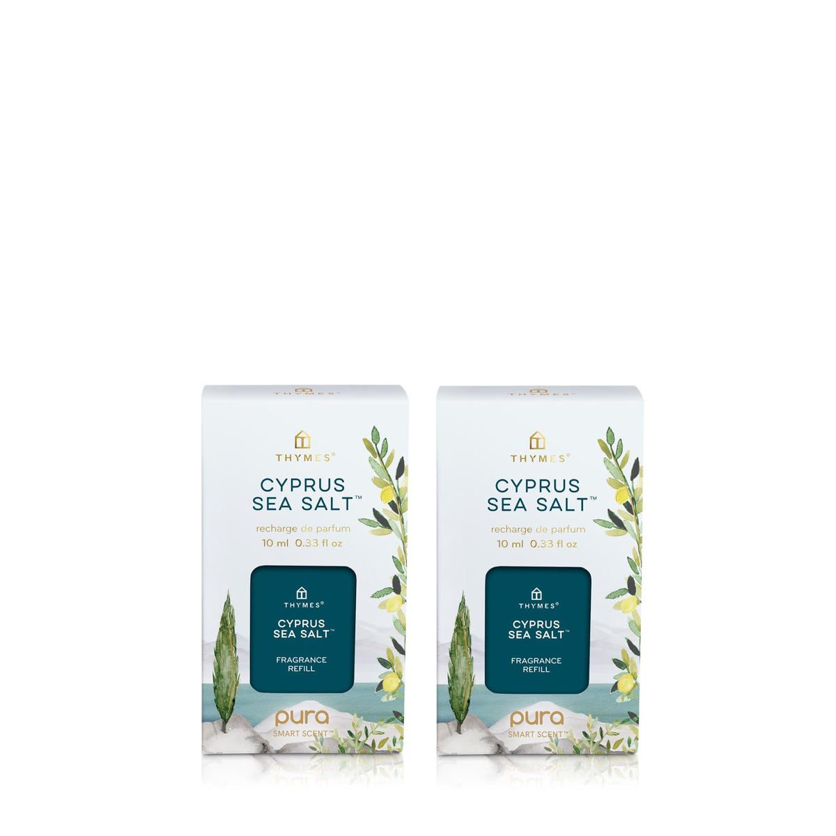 Thymes Pura refills pack-2 for extended fragrance in your Pura diffuser.