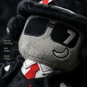 Thyubi Chance plush cartoon game character, compact size for gaming setup display.