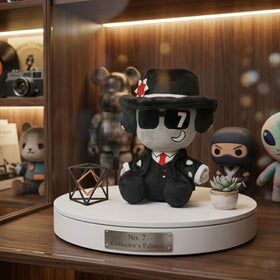 Thyubi Chance plush, versatile decor for desk and shelf placements.