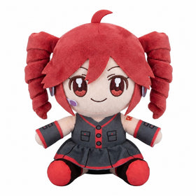 Thyubi collectible pink drill twin-tail plush displays vivid 3D hair detail.