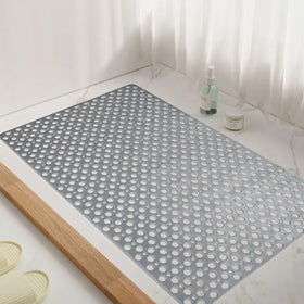 Tiamo non-slip large shower mat for secure footing on 35.4 by 23.6 inch surface