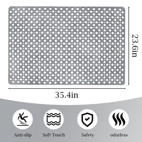 Tiamo non-slip mat supports seniors with safe bathroom footing