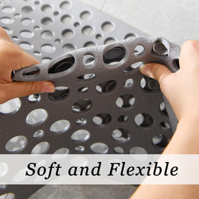 Tiamo rectangular bath mat easy to clean and quick dry
