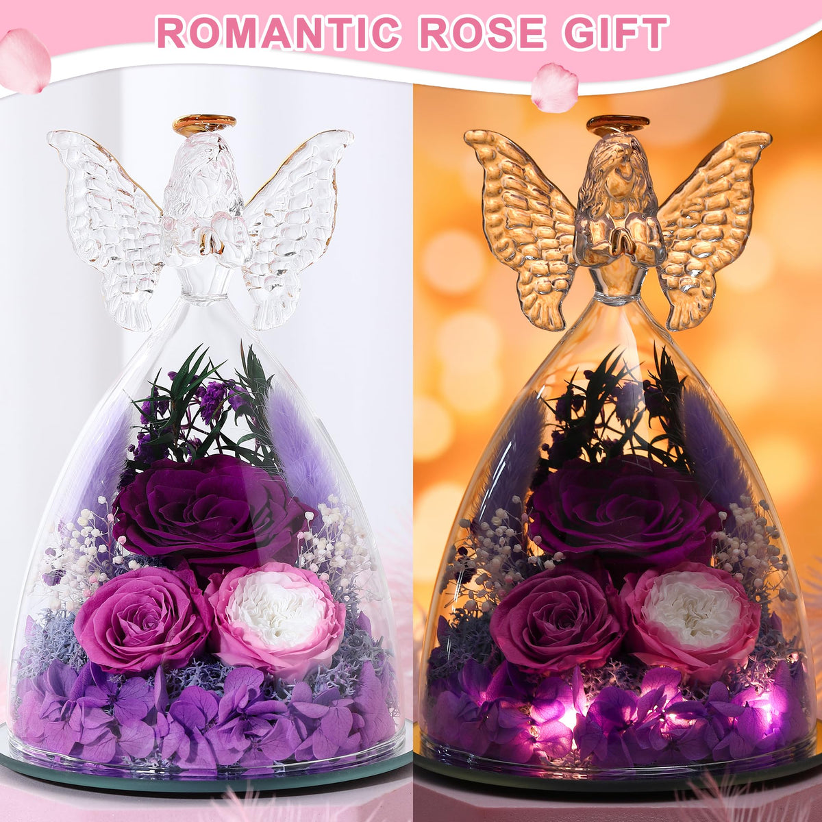 Tiaronics measures 11 cm diameter and 17 cm tall for a subtle centerpiece.