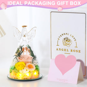 Tiaronics delivery-ready rose angel keepsake ready to ship.